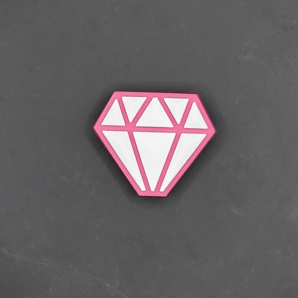 (5/$15) Barbie Diamond Croc Charm